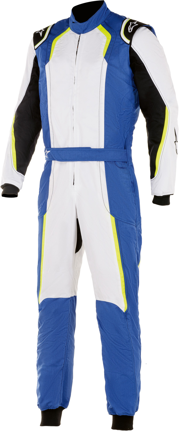 Alpinestars Kartoverall KMX5, blau/weiß/gelb