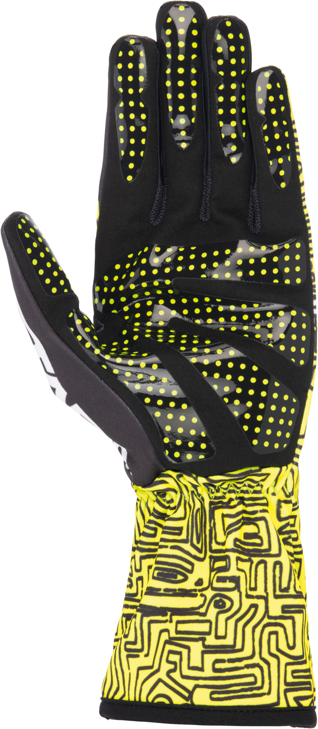 Alpinestars Kart-Handschuhe Tech 1-K V2 – Rutschfest, Atmungsaktiv, In Rot/Weiß, Größe L