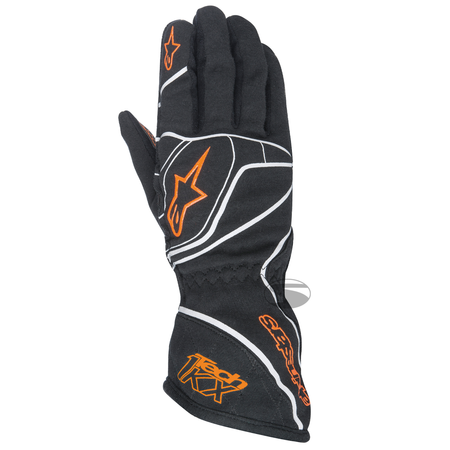 Alpinestars Karthandschuh Tech 1KX, schwarz/orange