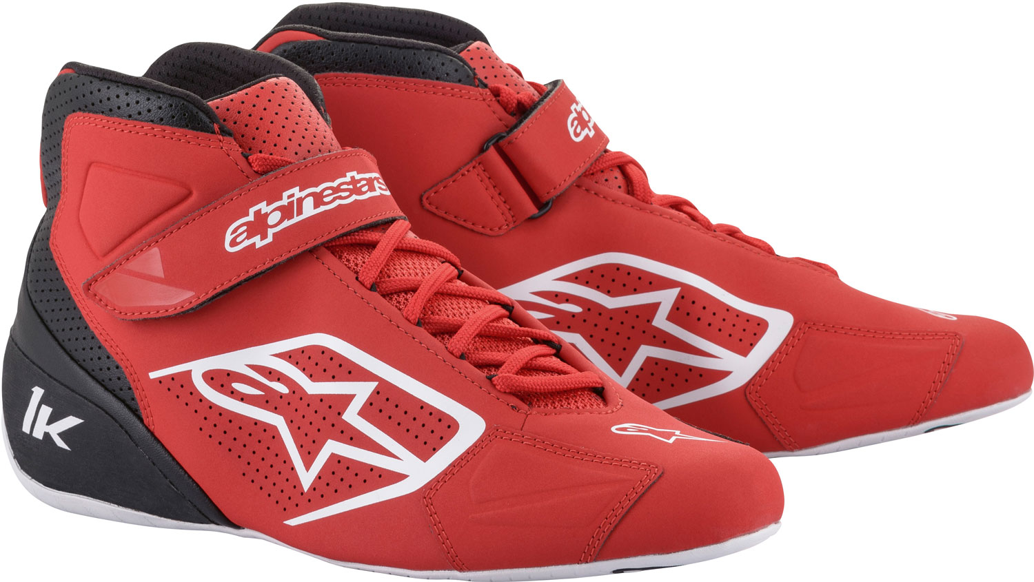 Alpinestars Kartschuh Tech 1K, rot/schwarz