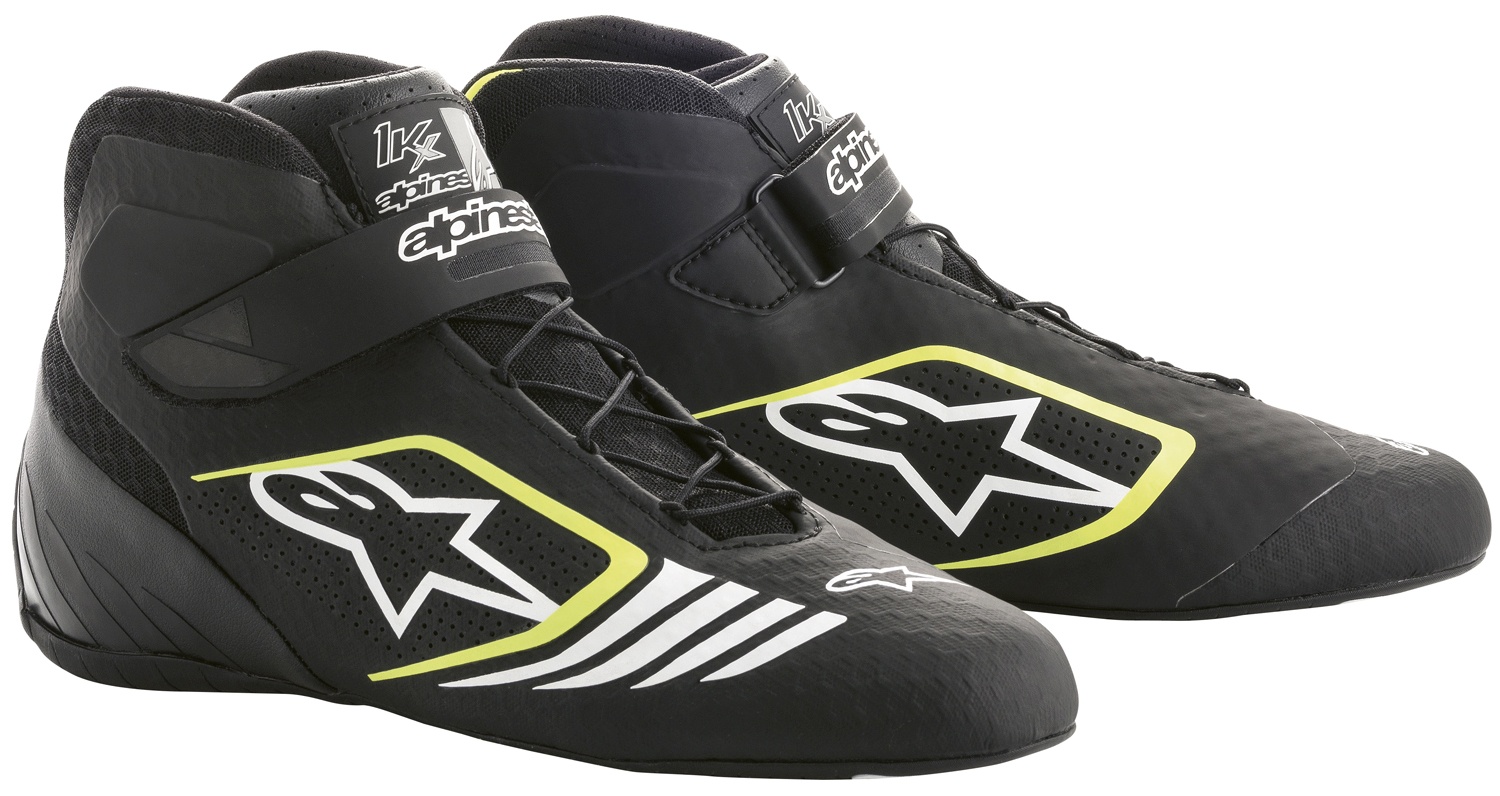 alpinestars-kartschuh-tech-1kx-schwarz-gelb-1 Alpinestars Kartschuh Tech 1KX, schwarz/gelb