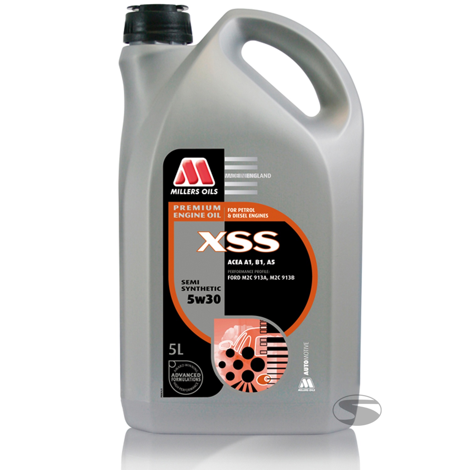 Millers Oils XSS 5W-30 Semi Synthetic, 5 Liter