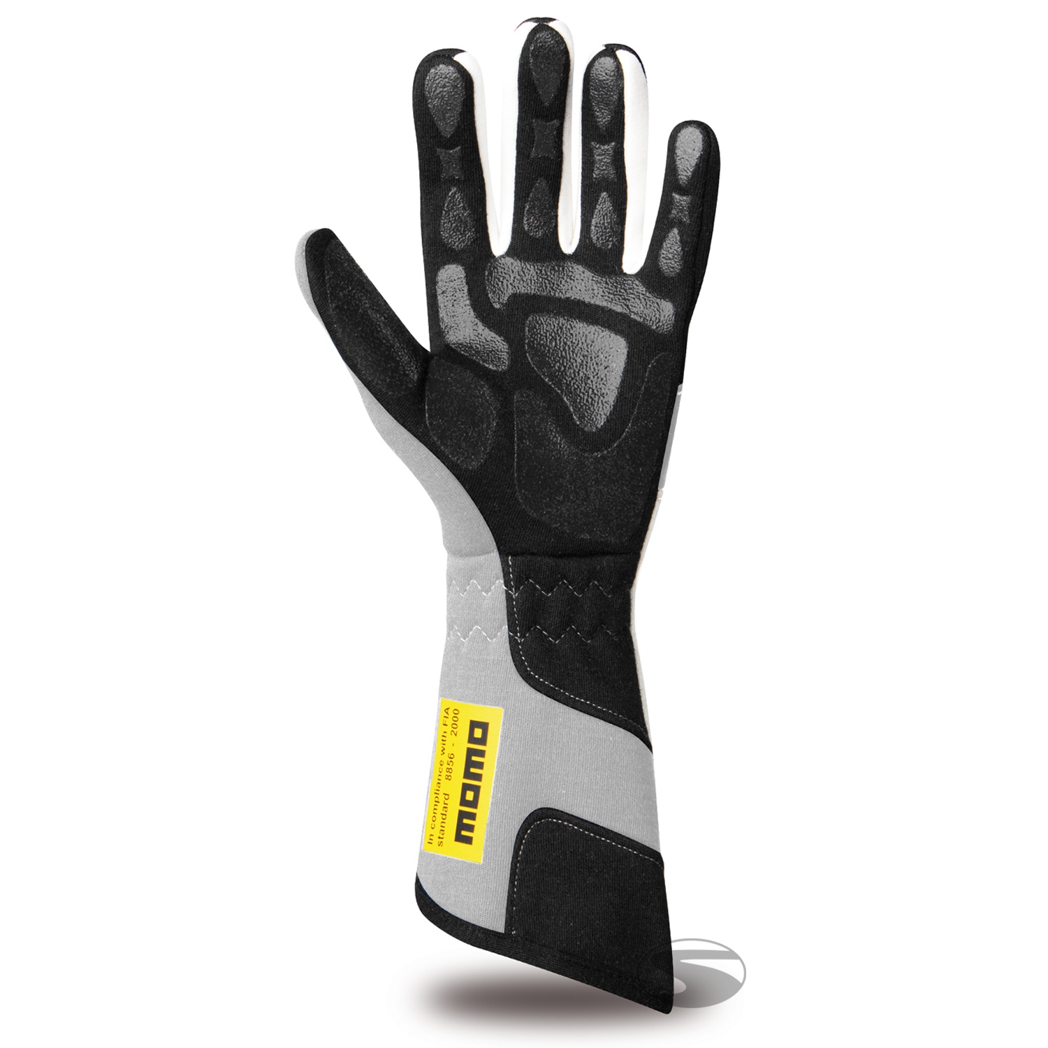 Momo Handschuh X-Treme Pro, grau/schwarz/weiß
