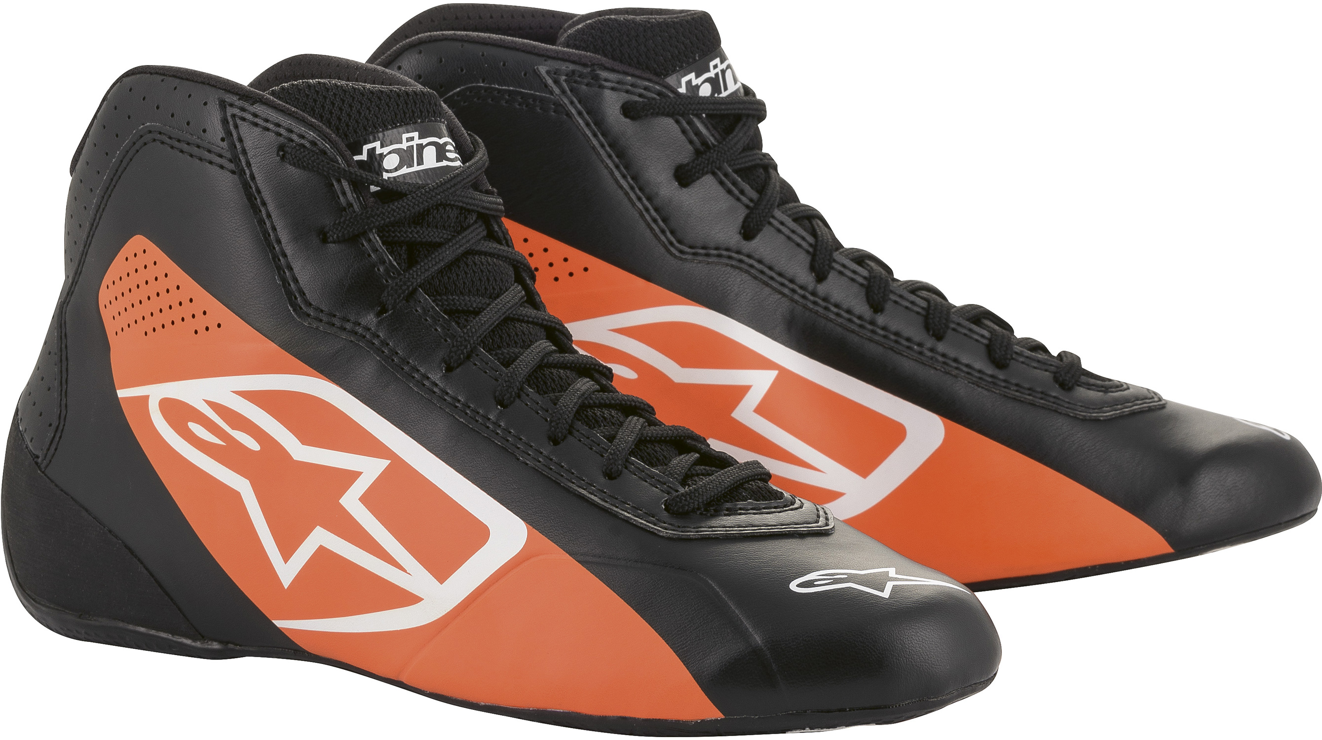 Alpinestars Kartschuh Tech 1K Start, schwarz/orange