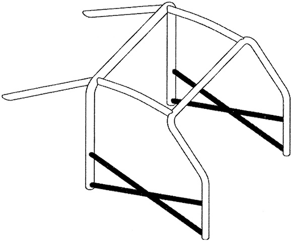 Sassa Türkreuz mit Knotenblech