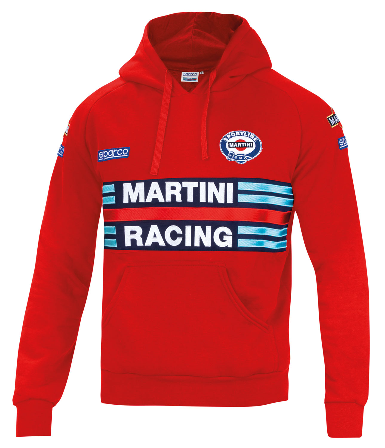 Sparco Hoodie Martini Racing, rot