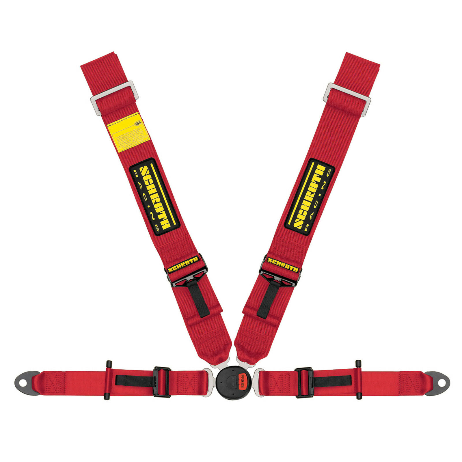 Schroth Renngurt Lotus II-FE, rot