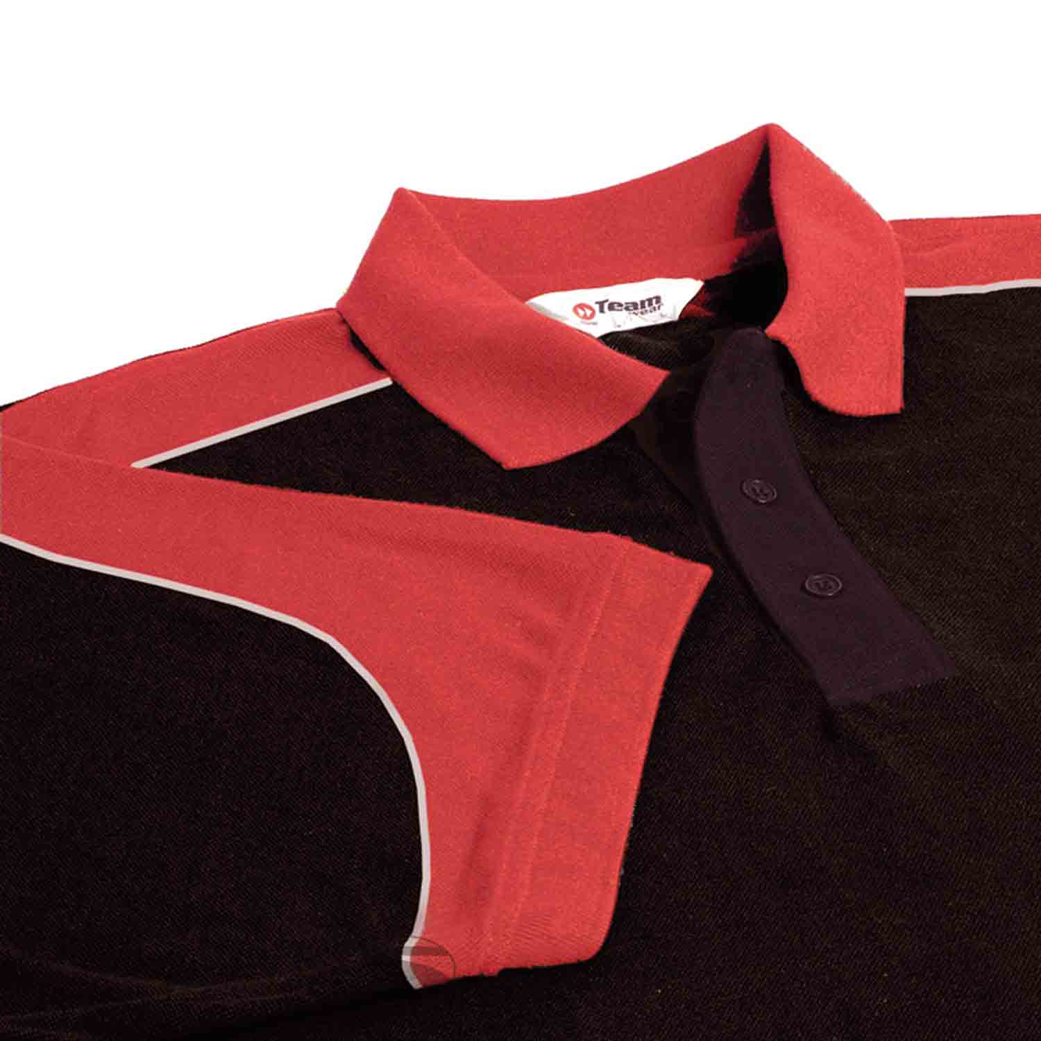 Teamwear GT Polo Shirt, schwarz/rot