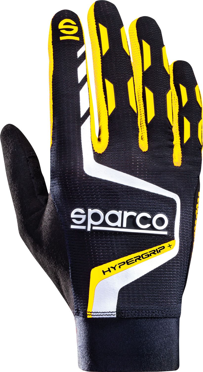 Sparco HYPERGRIP+ 9 Handschuhe Gelb/Schwarz Produktbild-Vorschau 4
