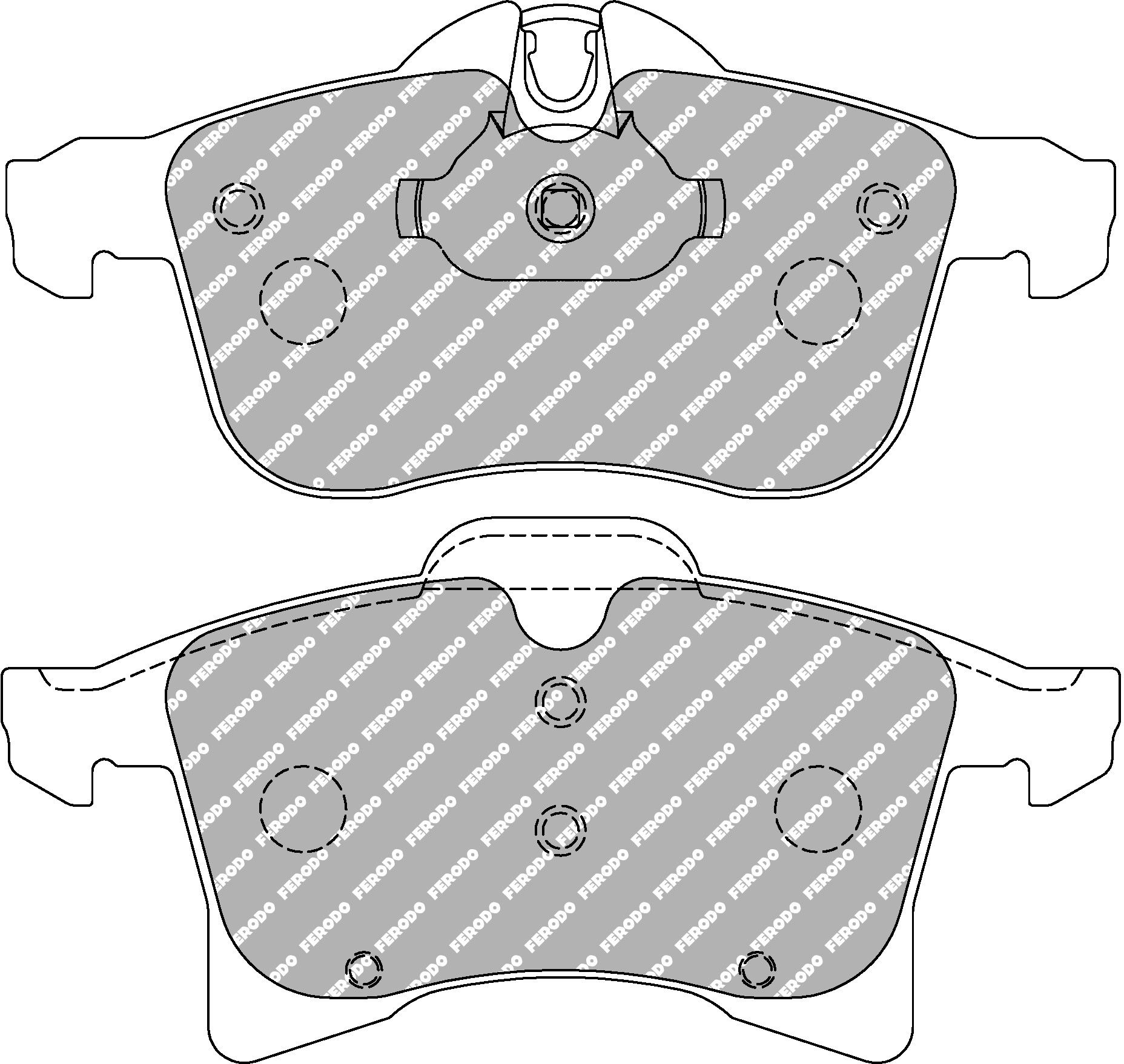 Bremsbeläge Für Roller / Scooter – RMS S14, 35,6 X 49,2 X 7 Mm, Organische Mischung