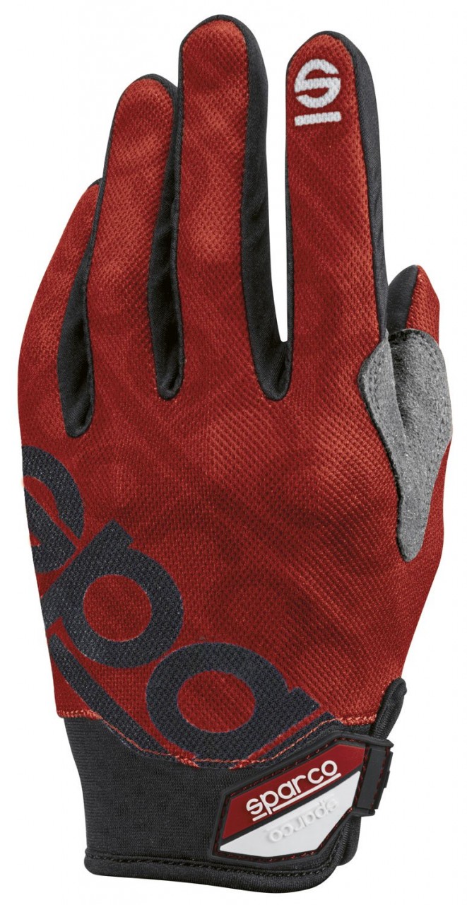 Sparco TIDE 2020 Handschuhe Größe 08 – Rot/blau/schwarz, Mit Klettverschluss, Für Motorsport & Freizeit